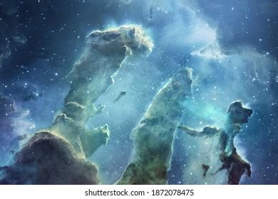 Eagle Nebula Pillars Creation Illustration Based Stock Photo 1872078475 ...