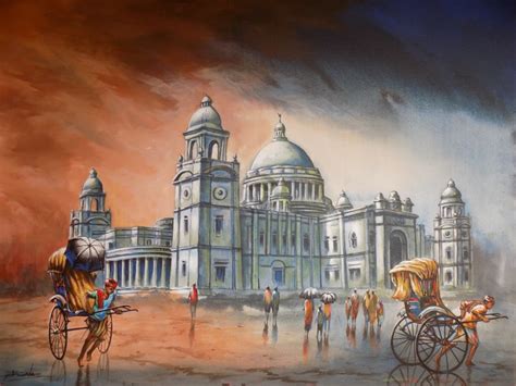 Kolkata Painting at PaintingValley.com | Explore collection of Kolkata Painting