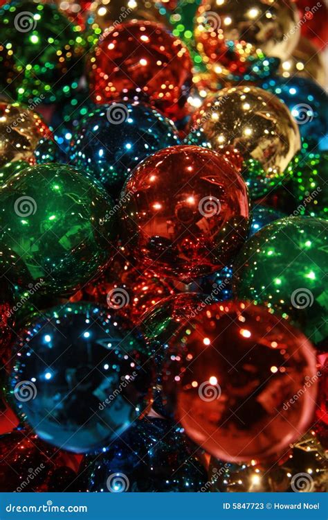 Colorful Christmas Ornaments Stock Image - Image of festive, life: 5847723