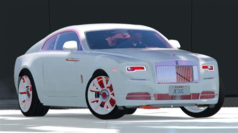 Rolls Royce - wraith 19 Red N White N Black custom Texture 1.01 - GTA5mod.net