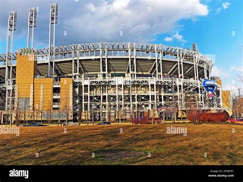 Progressive Field, home stadium of the Cleveland Guardians, opened in ...