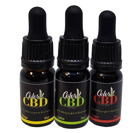 Color CBD olej 5% Full Spektrum - ochutený - CBD eSHOP