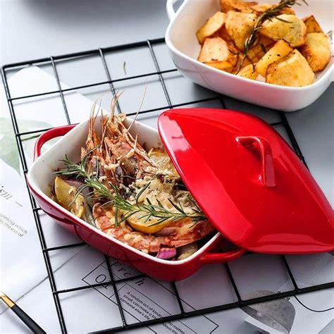 Baker Plate with Cover | Baked dishes, Dishes, Keep food warm