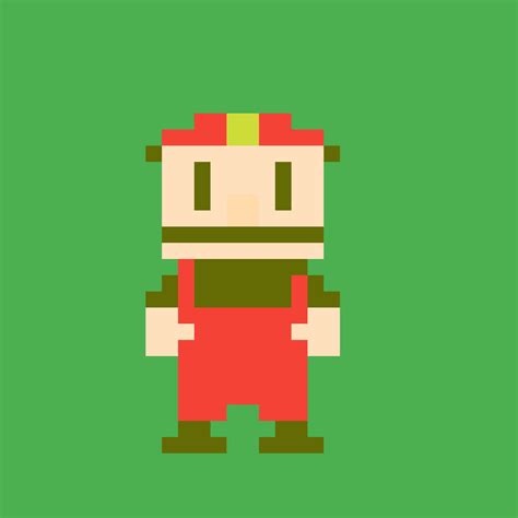 Editing 8 bit mario front - Free online pixel art drawing tool - Pixilart