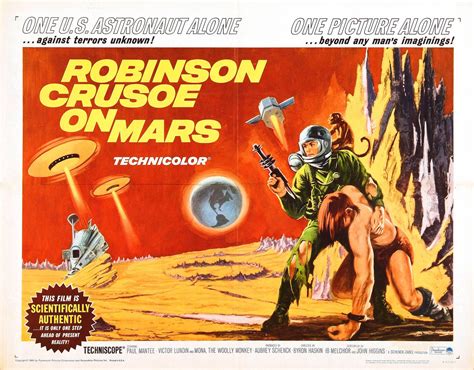 Robinson crusoe, Robinson crusoe on mars, Movie posters vintage