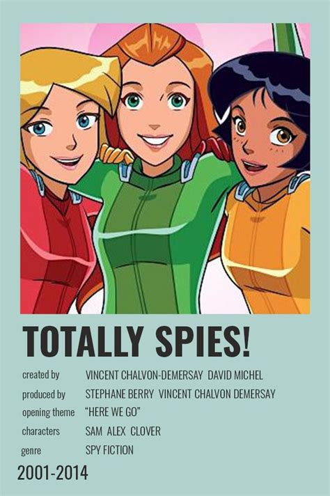 Totally Spies! Polaroid Poster | Плакат, Постер фильма, Фильмы