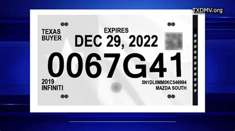 Texas temporary tag: TxDMV begins rollout of new paper license plates in effort to prevent ...