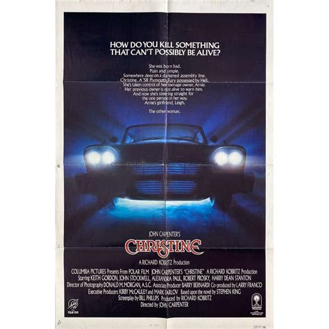 CHRISTINE U.S. Movie Poster - 27x41 in. - 1983