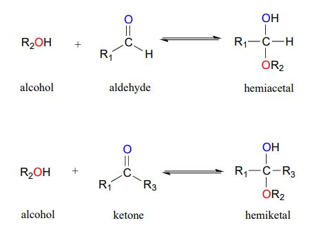 Difference Between Acetal And Hemiacetal With Examples - VIVA DIFFERENCES