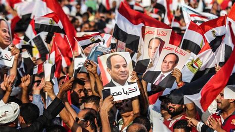 Thousands of Egyptians gather to support Al-Sisi after calls for anti-government protests ...