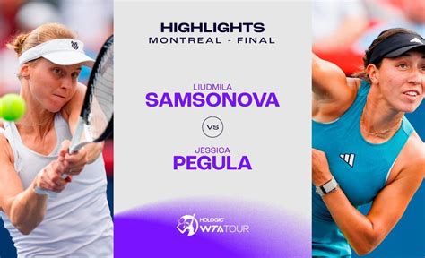 Jessica Pegula vs. Liudmila Samsonova | 2023 Montreal Finals | WTA ...