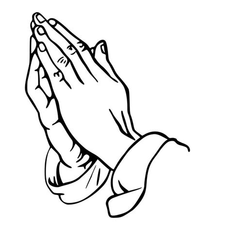 Descargar dibujo lineal de manos rezando gratis | Praying hands drawing, Praying hands tattoo ...