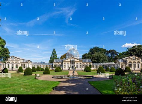 The Great Conservatory in the gardens of Syon House, Syon Park, West London, England, UK Stock ...