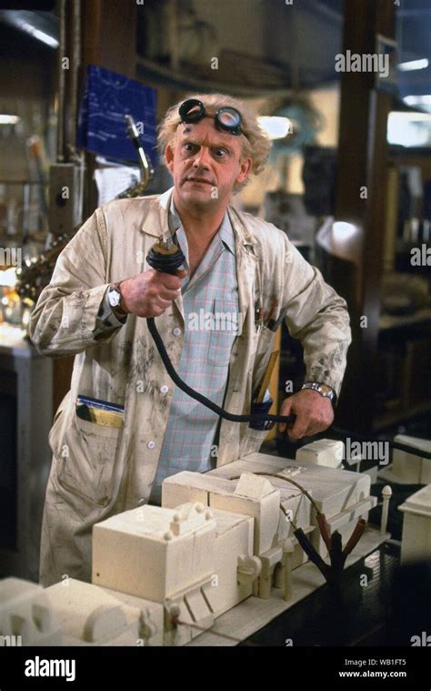 CHRISTOPHER LLOYD in BACK TO THE FUTURE (1985), directed by ROBERT ...