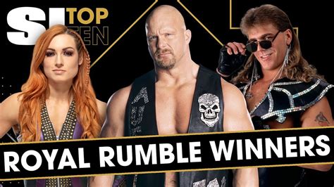 Top 10 Royal Rumble Winners Of All Time - YouTube