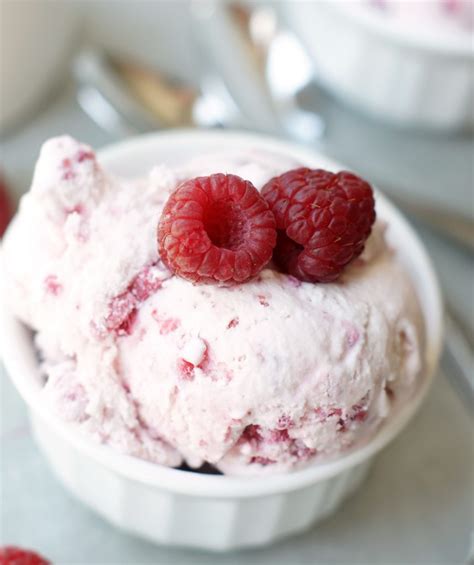 Fresh Raspberry Homemade Ice Cream – 5 Boys Baker