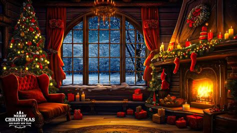 Cozy Fireplace Sleep Music 🎅🎶 Christmas Music That Will Make You Fall ...