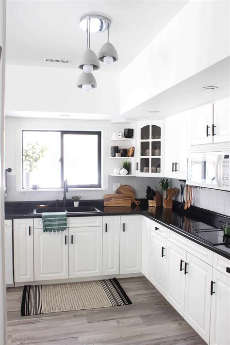 Our Weekend Renovation: A New Modern Kitchen | Modern black kitchen ...