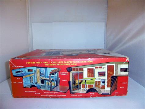 Vintage MPC Open Road Pickup Camper Plastic Model Kit 1/25 Missing ...