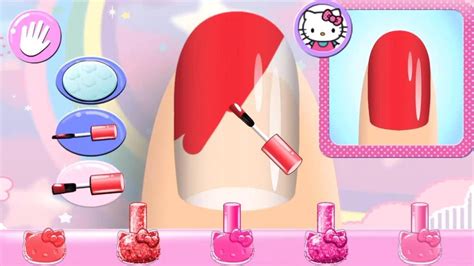 Baby Play & Learn Colors With Kitty Nail Game. Hello Kitty Nail Salon. Fun Colors Cartoon Kids ...