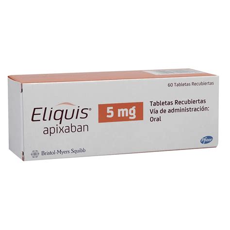 Compra Eliquis 5 Mg Caja X 60 Tabletas | TDV