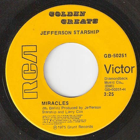 Jefferson Starship – Miracles / Play On Love (1975, Vinyl) - Discogs