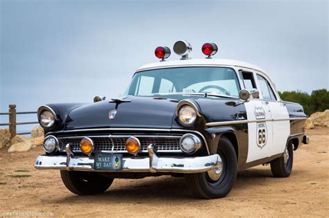 Grab a Dozen Donuts in this Original '55 Ford Police Car - Petrolicious