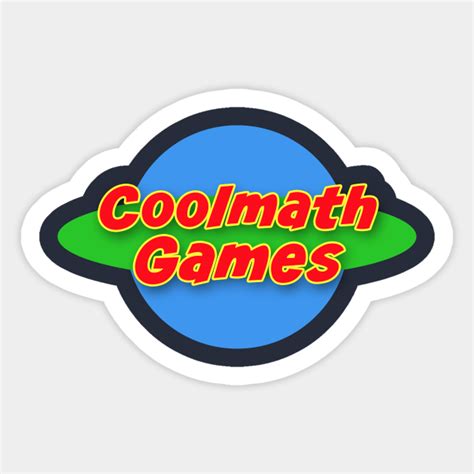 Coolmath Planet Logo - Math - Sticker | TeePublic