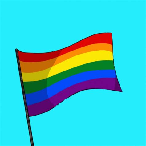 Pride Rainbow Flag Vector Art GIF | GIFDB.com