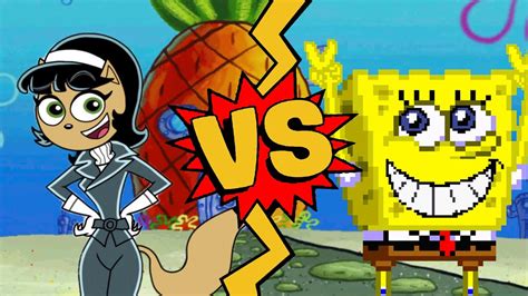 M.U.G.E.N. Battles | Kitty Katswell vs SpongeBob | T.U.F.F. Puppy vs SpongeBob SquarePants - YouTube