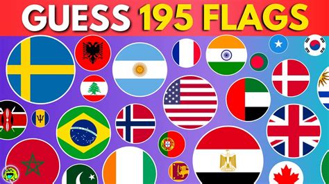 Guess ALL The Flags In The World | ULTIMATE FLAG QUIZ - YouTube