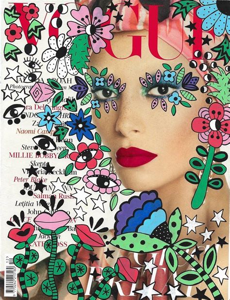 Ana Strumpf: "re.cover" series of hand-drawn illustrations on original fashion magazine covers ...