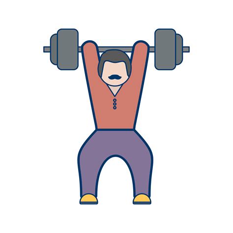 Weightlifting Icon Vector Illustration 423318 Vector Art at Vecteezy