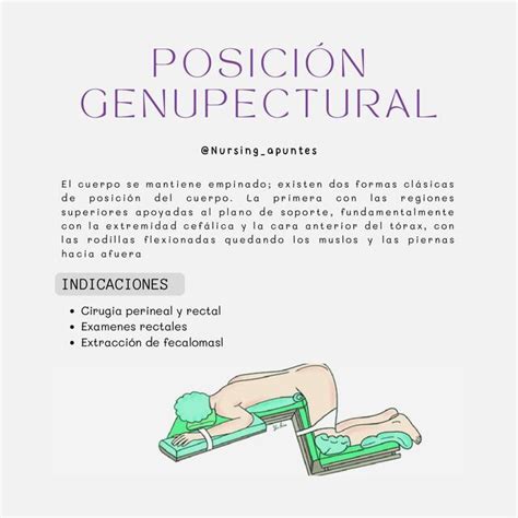 Posición Genupectural | nursing apuntes | uDocz