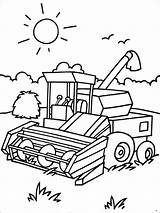 Combine Harvester coloring Pages sketch template