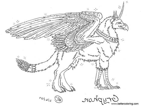 Lumegram | 34+ Finest Realistic Griffin Coloring Pages Free Download