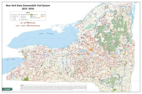 NYS Snowmobile Trail System Map by New York State Parks | Avenza Maps