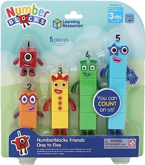 Amazon.com: Learning Resources Numberblocks Friends One to Five ...