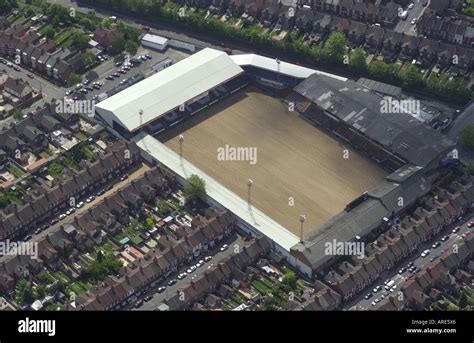 Aerial view of Luton Town Football Club s site at Kennilworth Road Bury Park Luton Beds UK Stock ...