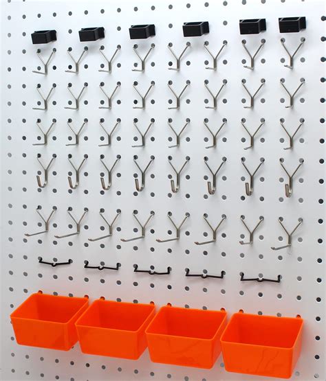 Buy 160PC Pegboard Hooks Set Pegboard Hooks Assortment with L Stainless Steel Hooks J Hooks and ...