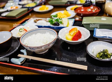 Bento set in japanese restaurant Stock Photo - Alamy