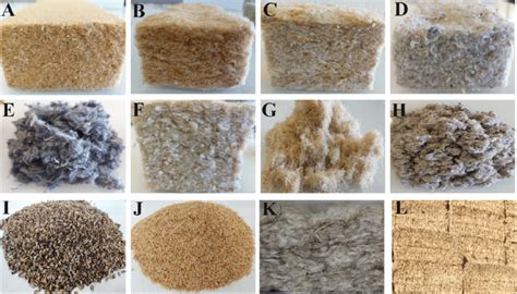 Various biomass-based insulation materials and products: A)Wood ...