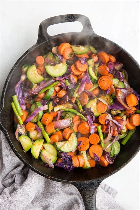 Easy Sautéed Vegetables Recipe – Domajax