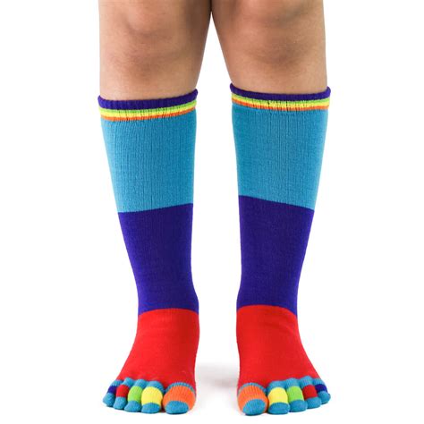 Kid's ColorblockToe Socks, Kids Toe Socks: Foot Traffic