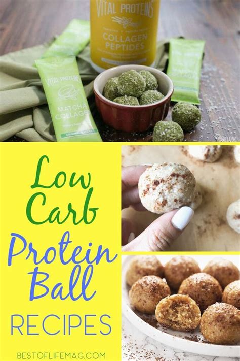 Low carb protein balls are not only easy to make but they become a ...