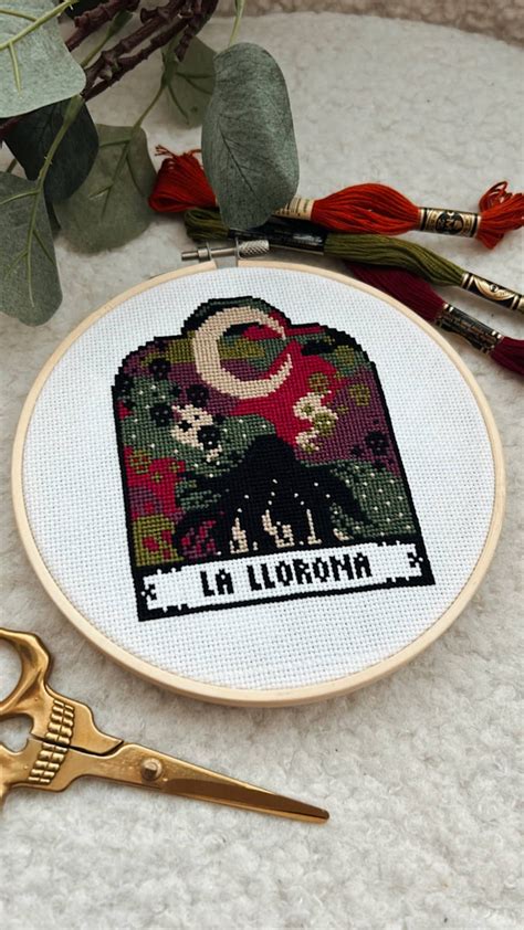 'La Llorona' Folklore Collection Cross Stitch Kit – Knitting is Metal