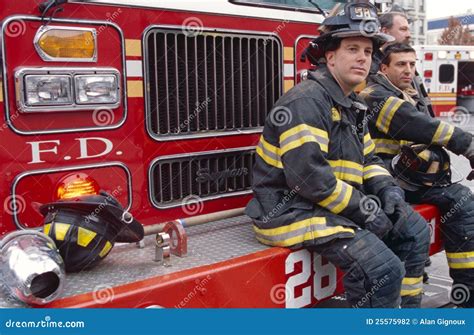 FDNY Firefighters On Duty, New York City, USA Editorial Photography ...