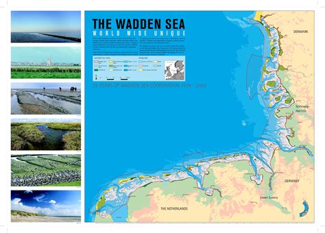 Wadden Sea Map - Wadden Sea • mappery