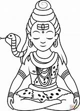 Lord Shiva Coloring Page Pages  Vrogueco sketch template