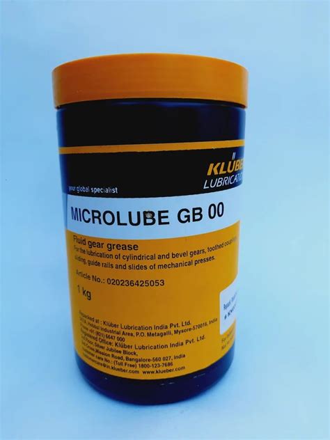 Grease MICROLUBE GB 00 at Rs 6800/kg in Ahmedabad | ID: 2850109533730